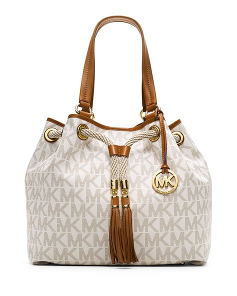 beige michael kors purse|michael kors fold over purse.